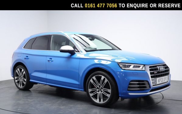 Used 2020 BLUE AUDI SQ5 SUV 3.0 TDI V6 SUV 5dr Diesel Tiptronic quattro Euro 6 (s/s) (347 ps) (reg. 2020-03-13) for sale in Stockport