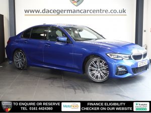 Used 2020 BLUE BMW 3 SERIES Saloon 2.0 320i M Sport Saloon 4dr Petrol Auto Euro 6 (s/s) (184 ps) (reg. 2020-09-11) for sale in Altrincham