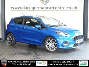 Used 2020 BLUE FORD FIESTA Hatchback 1.0T EcoBoost ST-Line Edition Hatchback 3dr Petrol Manual Euro 6 (s/s) (95 ps) (reg. 2020-09-01) for sale in Altrincham
