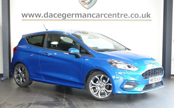 Used 2020 BLUE FORD FIESTA Hatchback 1.0T EcoBoost ST-Line Edition Hatchback 3dr Petrol Manual Euro 6 (s/s) (95 ps) (reg. 2020-09-01) for sale in Altrincham