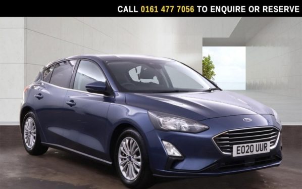 Used 2020 BLUE FORD FOCUS Hatchback 1.0T EcoBoost Titanium Hatchback 5dr Petrol Manual Euro 6 (s/s) (125 ps) (reg. 2020-03-05) for sale in Stockport