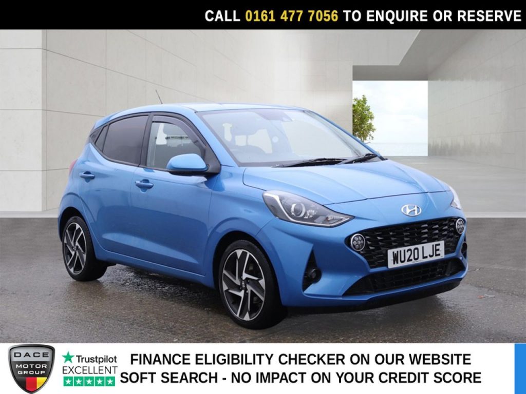 Used 2020 BLUE HYUNDAI I10 Hatchback 1.0 Premium Hatchback 5dr Petrol Manual Euro 6 (s/s) (67 ps) (reg. 2020-03-06) for sale in Stockport