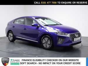 Used 2020 BLUE HYUNDAI IONIQ Hatchback 1.6 h-GDi Premium Hatchback 5dr Petrol Hybrid DCT Euro 6 (s/s) (141 ps) (reg. 2020-10-31) for sale in Stockport