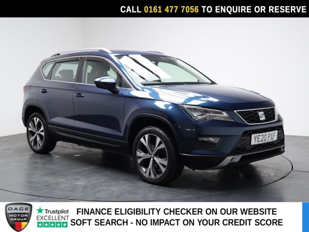 Used 2020 BLUE SEAT ATECA SUV 2.0 TDI SE Technology SUV 5dr Diesel Manual Euro 6 (s/s) (150 ps) (reg. 2020-06-25) for sale in Stockport