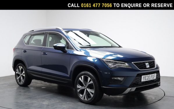 Used 2020 BLUE SEAT ATECA SUV 2.0 TDI SE Technology SUV 5dr Diesel Manual Euro 6 (s/s) (150 ps) (reg. 2020-06-25) for sale in Stockport