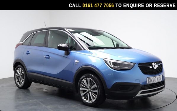 Used 2020 BLUE VAUXHALL CROSSLAND X SUV 1.2 Griffin SUV 5dr Petrol Manual Euro 6 (s/s) (83 ps) (reg. 2020-06-30) for sale in Stockport