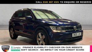 Used 2020 BLUE VOLKSWAGEN TIGUAN SUV 1.5 TSI EVO Match SUV 5dr Petrol Manual Euro 6 (s/s) (150 ps) (reg. 2020-08-21) for sale in Manchester