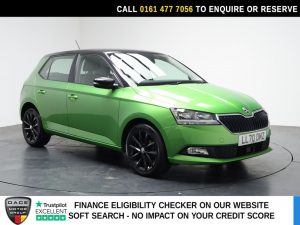Used 2020 GREEN SKODA FABIA Hatchback 1.0 TSI Colour Edition Hatchback 5dr Petrol Manual Euro 6 (s/s) (95 ps) (reg. 2020-11-12) for sale in Stockport