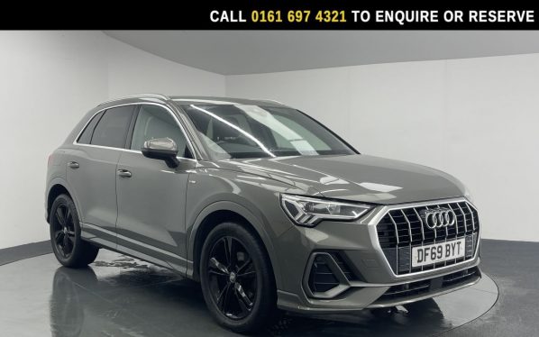 Used 2020 GREY AUDI Q3 SUV 2.0 TDI 35 S line SUV 5dr Diesel S Tronic Euro 6 (s/s) (150 ps) (reg. 2020-02-19) for sale in Manchester