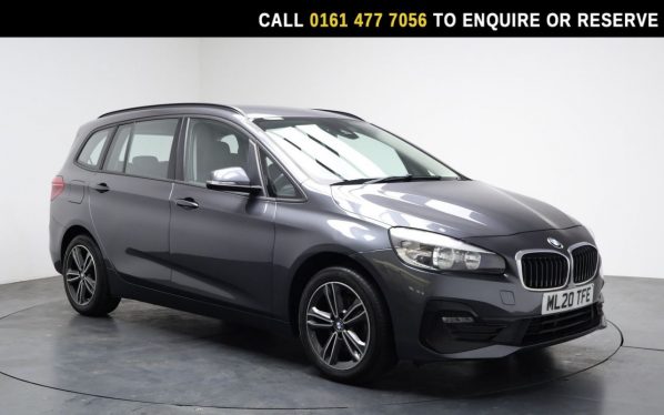 Used 2020 GREY BMW 2 Series GRAN TOURER MPV 1.5 218i Sport MPV 5dr Petrol Manual Euro 6 (s/s) (140 ps) (reg. 2020-06-25) for sale in Stockport