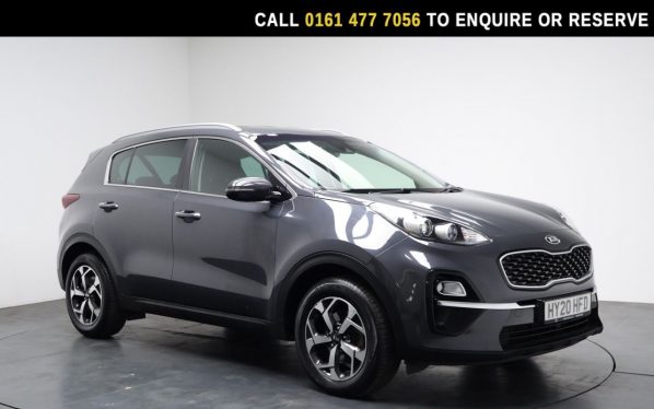 Used 2020 GREY KIA SPORTAGE SUV 1.6 CRDi EcoDynamics+ 2 SUV 5dr Diesel Hybrid Manual Euro 6 (s/s) (134 bhp) (reg. 2020-07-09) for sale in Stockport