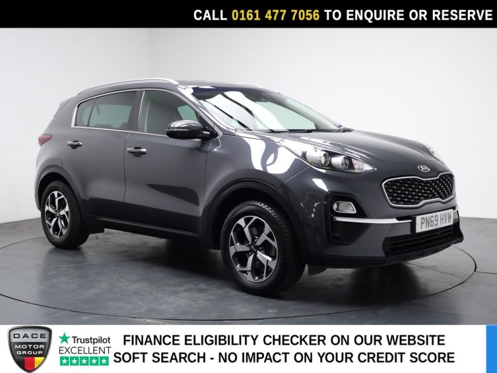 Used 2020 GREY KIA SPORTAGE SUV 1.6 GDi 2 SUV 5dr Petrol Manual Euro 6 (s/s) (130 bhp) (reg. 2020-01-31) for sale in Stockport