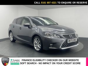 Used 2020 GREY LEXUS CT Hatchback 1.8 200h Hatchback 5dr Petrol Hybrid E-CVT Euro 6 (s/s) (136 ps) (reg. 2020-09-30) for sale in Manchester
