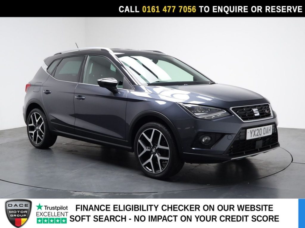 Used 2020 GREY SEAT ARONA SUV 1.0 TSI GPF FR Sport SUV 5dr Petrol Manual Euro 6 (s/s) (115 ps) (reg. 2020-03-14) for sale in Stockport
