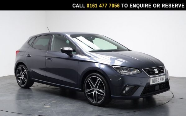 Used 2020 GREY SEAT IBIZA Hatchback 1.0 TSI FR Sport Hatchback 5dr Petrol Manual Euro 6 (s/s) GPF (115 ps) (reg. 2020-01-15) for sale in Stockport
