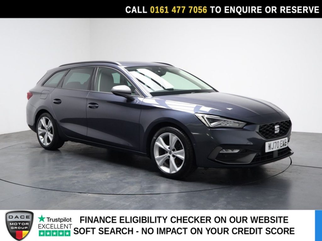 Used 2020 GREY SEAT LEON Estate 1.5 eTSI MHEV FR Estate 5dr Petrol Hybrid DSG Euro 6 (s/s) (150 ps) (reg. 2020-09-01) for sale in Stockport