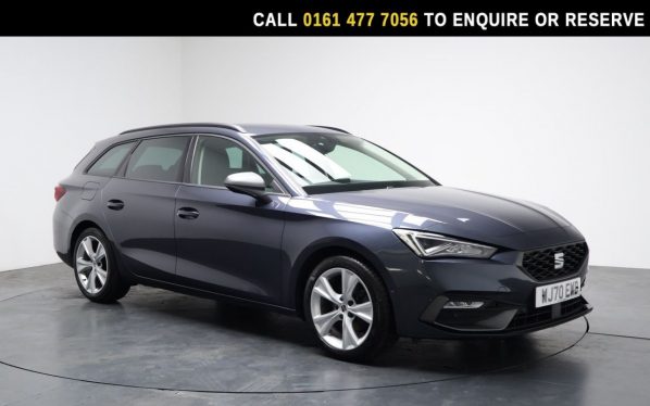 Used 2020 GREY SEAT LEON Estate 1.5 eTSI MHEV FR Estate 5dr Petrol Hybrid DSG Euro 6 (s/s) (150 ps) (reg. 2020-09-01) for sale in Stockport