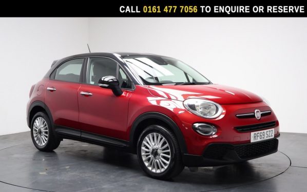 Used 2020 RED FIAT 500X SUV 1.0 FireFly Turbo Lounge SUV 5dr Petrol Manual Euro 6 (s/s) (120 bhp) (reg. 2020-02-11) for sale in Stockport