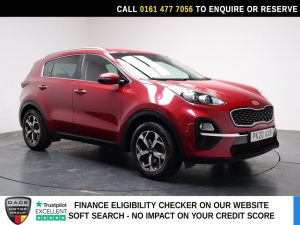 Used 2020 RED KIA SPORTAGE SUV 1.6 CRDi EcoDynamics+ 2 SUV 5dr Diesel Hybrid DCT Euro 6 (s/s) (134 bhp) (reg. 2020-06-04) for sale in Stockport