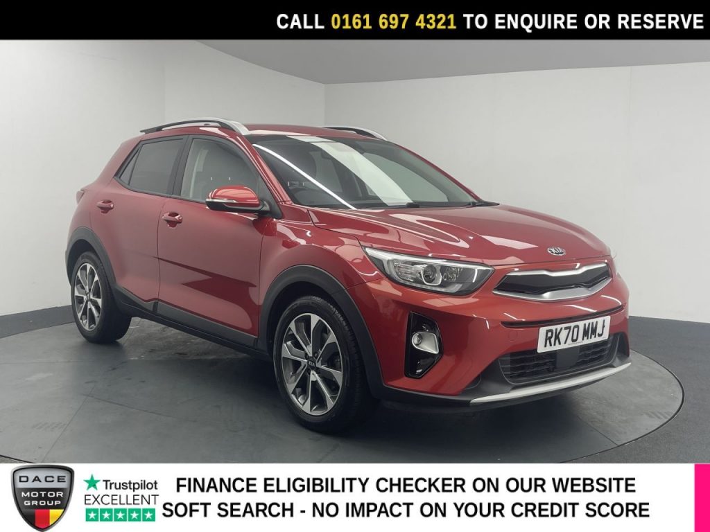 Used 2020 RED KIA STONIC SUV 1.0 T-GDi 3 SUV 5dr Petrol Manual Euro 6 (s/s) (118 bhp) (reg. 2020-09-17) for sale in Manchester