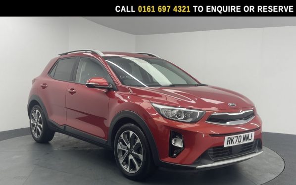Used 2020 RED KIA STONIC SUV 1.0 T-GDi 3 SUV 5dr Petrol Manual Euro 6 (s/s) (118 bhp) (reg. 2020-09-17) for sale in Manchester