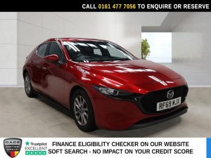 Used 2020 RED MAZDA MAZDA3 Hatchback 2.0 SKYACTIV-G MHEV SE-L Lux Hatchback 5dr Petrol Auto Euro 6 (s/s) (122 ps) (reg. 2020-01-29) for sale in Stockport