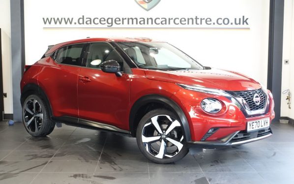 Used 2020 RED NISSAN JUKE SUV 1.0 DIG-T Tekna SUV 5dr Petrol Manual Euro 6 (s/s) (114 ps) (reg. 2020-12-11) for sale in Altrincham