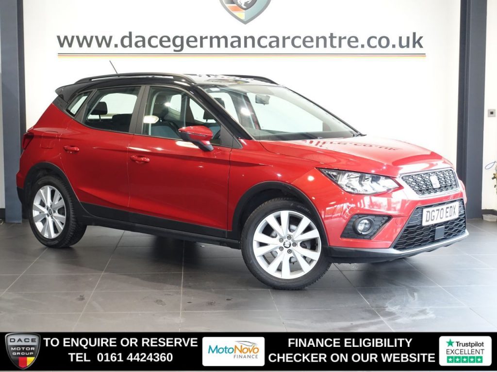 Used 2020 RED SEAT ARONA SUV 1.0 TSI GPF SE Technology SUV 5dr Petrol Manual Euro 6 (s/s) (95 ps) (reg. 2020-09-09) for sale in Altrincham