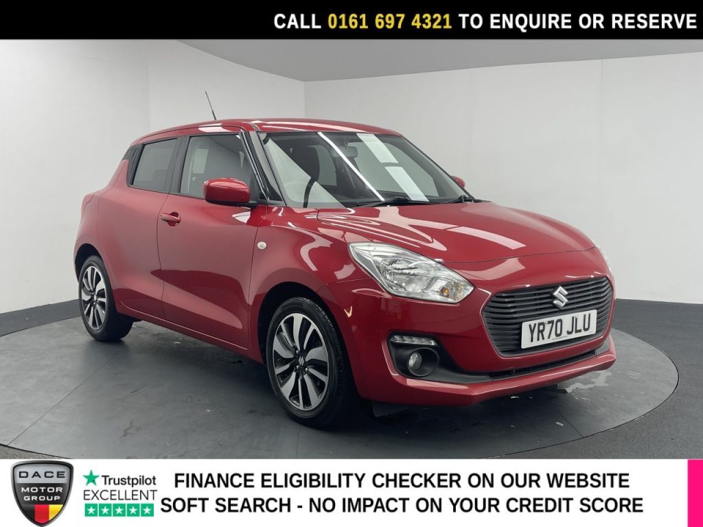 Used 2020 RED SUZUKI SWIFT Hatchback 1.2 Dualjet MHEV SZ-T Hatchback 5dr Petrol Hybrid Manual Euro 6 (s/s) (90 ps) (reg. 2020-09-14) for sale in Manchester