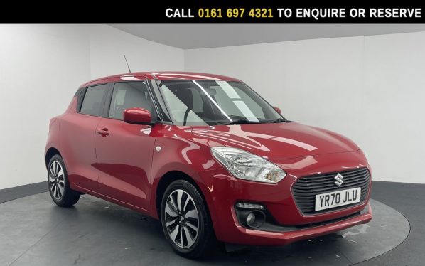Used 2020 RED SUZUKI SWIFT Hatchback 1.2 Dualjet MHEV SZ-T Hatchback 5dr Petrol Hybrid Manual Euro 6 (s/s) (90 ps) (reg. 2020-09-14) for sale in Manchester