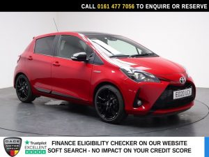 Used 2020 RED TOYOTA YARIS Hatchback 1.5 VVT-h GR SPORT Hatchback 5dr Petrol Hybrid E-CVT Euro 6 (s/s) (100 ps) (reg. 2020-03-10) for sale in Stockport