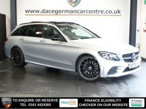 Used 2020 SILVER MERCEDES-BENZ C-CLASS Estate 2.0 C220d AMG Line Edition (Premium Plus) Estate 5dr Diesel G-Tronic+ Euro 6 (s/s) (194 ps) (reg. 2020-10-22) for sale in Altrincham