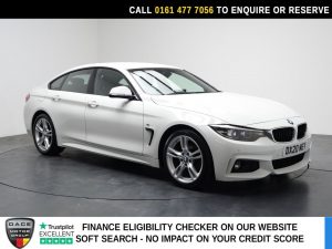 Used 2020 WHITE BMW 4 SERIES GRAN COUPE Hatchback 2.0 420i GPF M Sport Hatchback 5dr Petrol Manual Euro 6 (s/s) (184 ps) (reg. 2020-03-17) for sale in Stockport