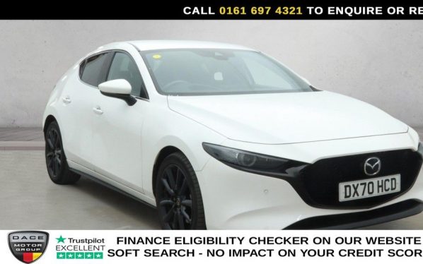 Used 2020 WHITE MAZDA MAZDA3 Hatchback 2.0 SKYACTIV-G MHEV GT Sport Hatchback 5dr Petrol Auto Euro 6 (s/s) (122 ps) (reg. 2020-09-18) for sale in Manchester