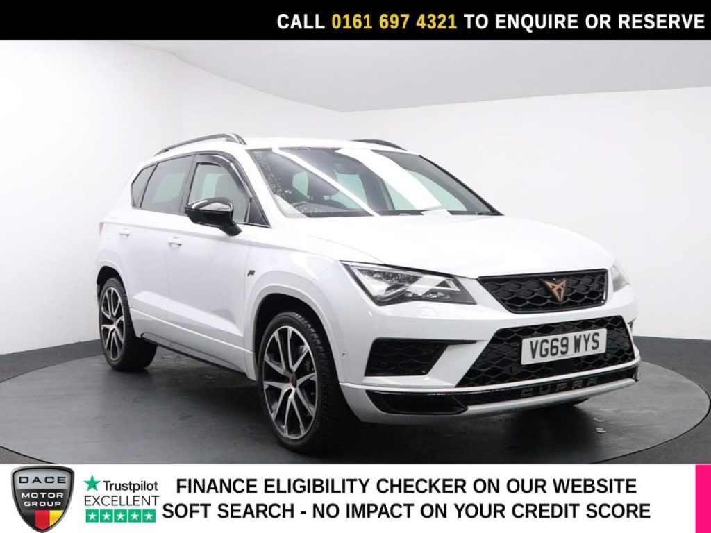 Used 2020 WHITE SEAT CUPRA ATECA SUV 2.0 TSI SUV 5dr Petrol DSG 4Drive Euro 6 (s/s) (300 ps) (reg. 2020-02-28) for sale in Manchester