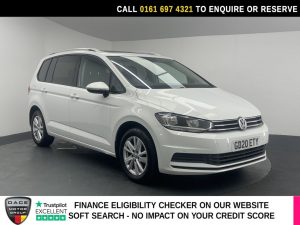 Used 2020 WHITE VOLKSWAGEN TOURAN MPV 1.5 TSI EVO SE Family MPV 5dr Petrol DSG Euro 6 (s/s) (150 ps) (reg. 2020-08-25) for sale in Manchester