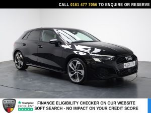 Used 2021 BLACK AUDI A3 Hatchback 1.5 TFSI 35 Edition 1 Sportback 5dr Petrol S Tronic Euro 6 (s/s) (150 ps) (reg. 2021-07-28) for sale in Stockport