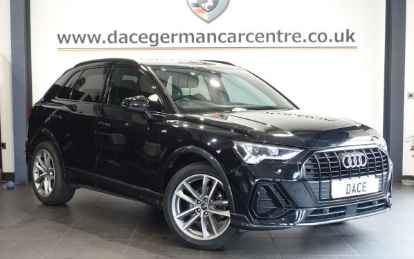 Used 2021 BLACK AUDI Q3 SUV 1.5 TFSI CoD 35 Black Edition SUV 5dr Petrol S Tronic Euro 6 (s/s) (150 ps) (reg. 2021-10-22) for sale in Altrincham