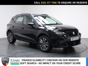 Used 2021 BLACK SEAT ARONA SUV 1.0 TSI SE Technology SUV 5dr Petrol DSG Euro 6 (s/s) (110 ps) (reg. 2021-12-15) for sale in Stockport