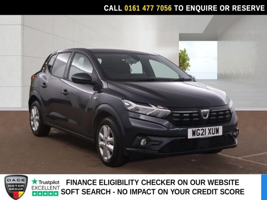 Used 2021 GREY DACIA SANDERO Hatchback 1.0 TCe Comfort Hatchback 5dr Petrol Manual Euro 6 (s/s) (90 ps) (reg. 2021-07-21) for sale in Stockport