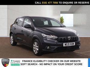 Used 2021 GREY DACIA SANDERO Hatchback 1.0 TCe Comfort Hatchback 5dr Petrol Manual Euro 6 (s/s) (90 ps) (reg. 2021-07-21) for sale in Stockport