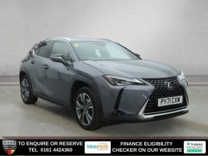 Used 2021 GREY LEXUS UX SUV 300e 54.3kWh SUV 5dr Electric Auto (204 ps) (reg. 2021-12-10) for sale in Altrincham