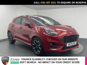 Used 2021 RED FORD PUMA SUV 1.0T EcoBoost MHEV ST-Line X SUV 5dr Petrol Manual Euro 6 (s/s) (155 ps) (reg. 2021-04-21) for sale in Manchester
