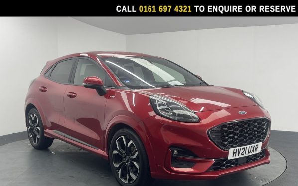 Used 2021 RED FORD PUMA SUV 1.0T EcoBoost MHEV ST-Line X SUV 5dr Petrol Manual Euro 6 (s/s) (155 ps) (reg. 2021-04-21) for sale in Manchester