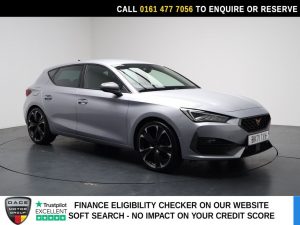 Used 2021 SILVER CUPRA LEON Hatchback 1.4 eHybrid 12.8kWh VZ2 Hatchback 5dr Petrol Plug-in Hybrid DSG Euro 6 (s/s) (245 ps) (reg. 2021-11-29) for sale in Stockport