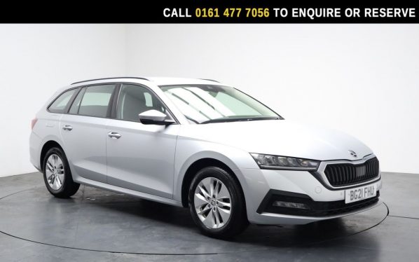 Used 2021 SILVER SKODA OCTAVIA Estate 2.0 TDI SE Technology Estate 5dr Diesel Manual Euro 6 (s/s) (116 ps) (reg. 2021-07-28) for sale in Stockport