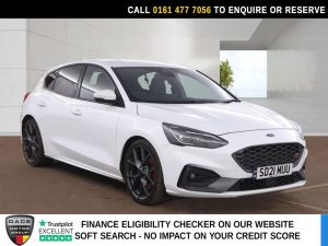 Used 2021 WHITE FORD FOCUS Hatchback 2.0 EcoBlue ST Hatchback 5dr Diesel Manual Euro 6 (s/s) (190 ps) (reg. 2021-03-30) for sale in Stockport
