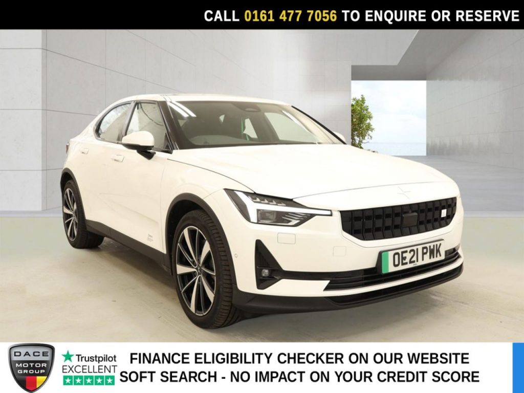 Used 2021 WHITE POLESTAR POLESTAR 2 Hatchback Dual Motor 78kWh Long Range Plus Pilot Fastback 5dr Electric Auto 4WDE (408 ps) (reg. 2021-07-14) for sale in Stockport