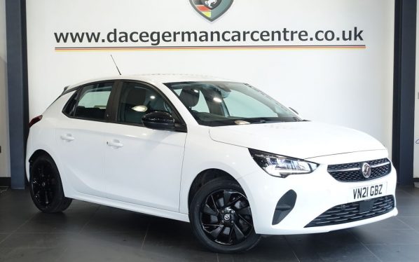 Used 2021 WHITE VAUXHALL Corsa Electric Hatchback 50kWh SE Nav Premium Hatchback 5dr Electric Auto (7.4Kw Charger) (136 ps) (reg. 2021-04-30) for sale in Altrincham