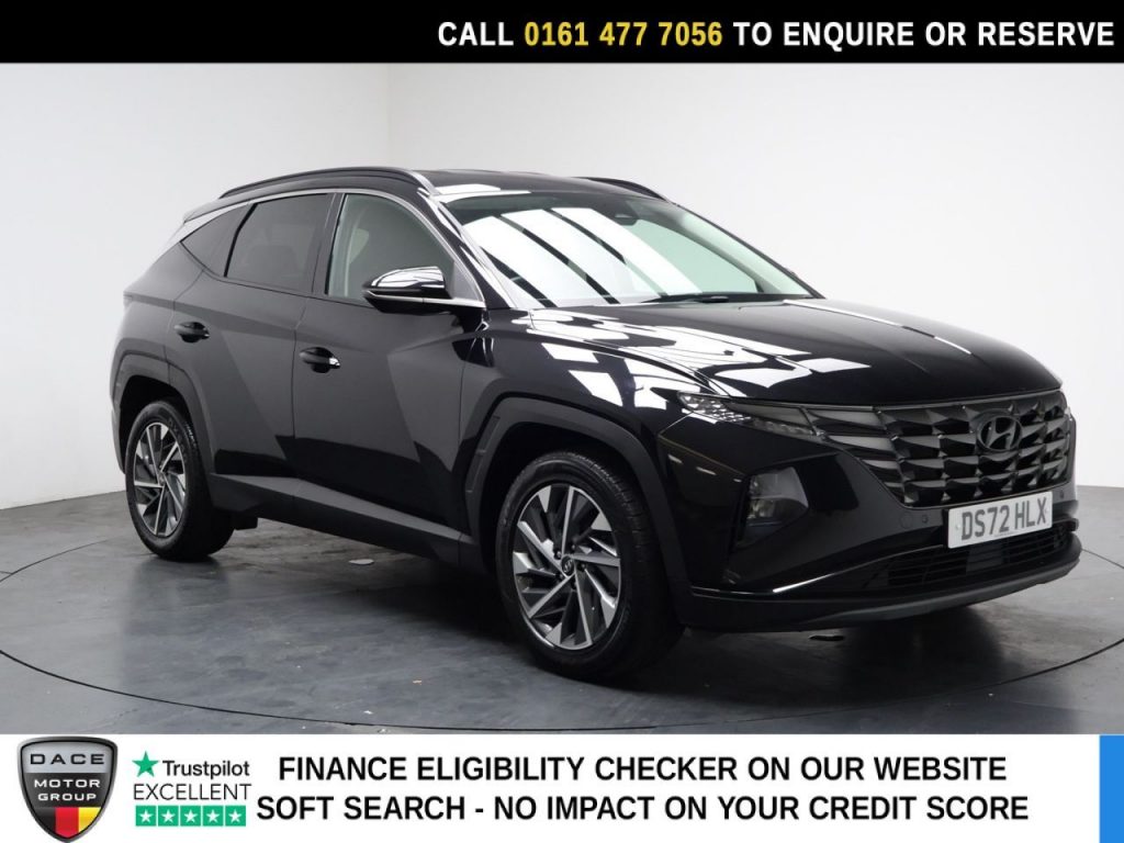Used 2022 BLACK HYUNDAI TUCSON SUV 1.6 T-GDi Premium SUV 5dr Petrol Manual Euro 6 (s/s) (150 ps) (reg. 2022-12-10) for sale in Stockport